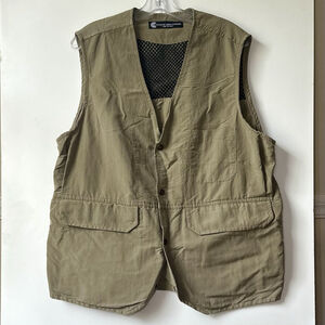 Concealed Carry Clothiers Khaki Men's Tan Vest Tropic Lightweight Concealment L